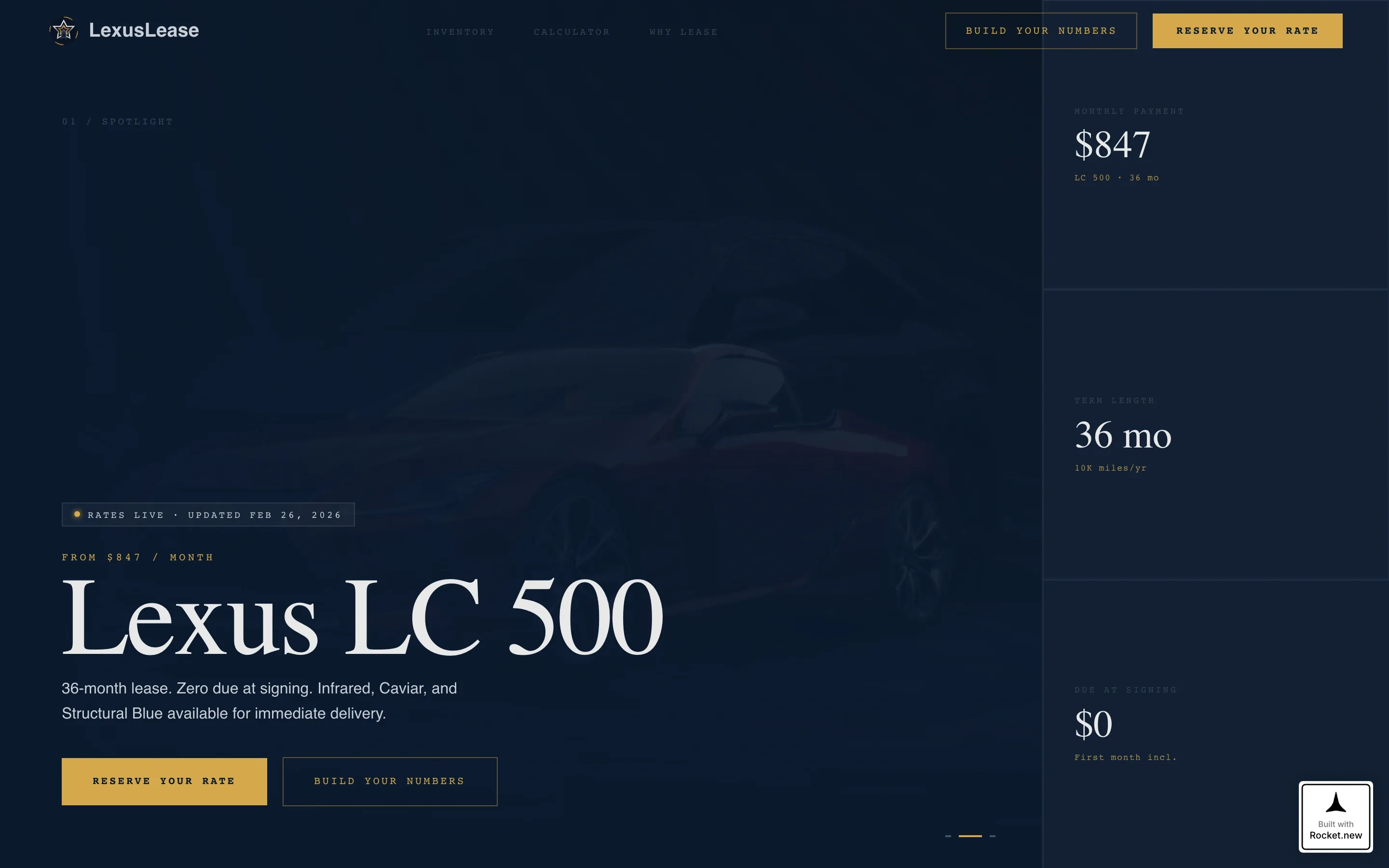 Automotive | Free Website Template | Rocket