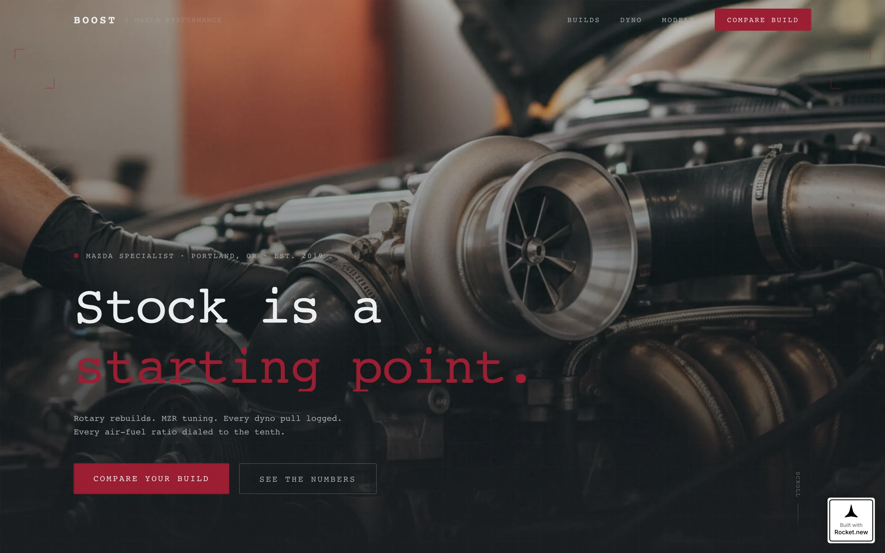 Mazda | Free Website Template | Rocket