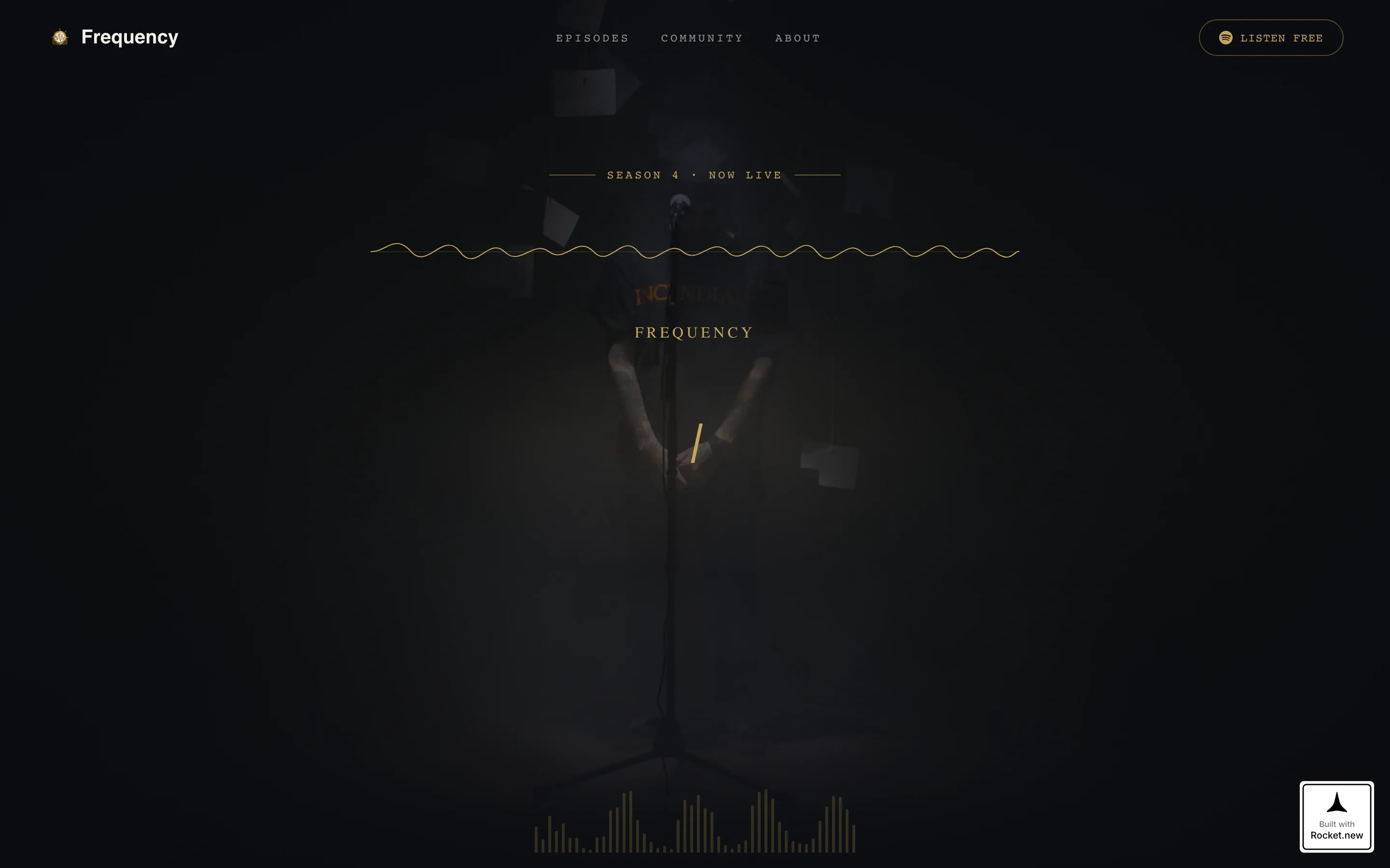 Science Podcast Landing Page Template