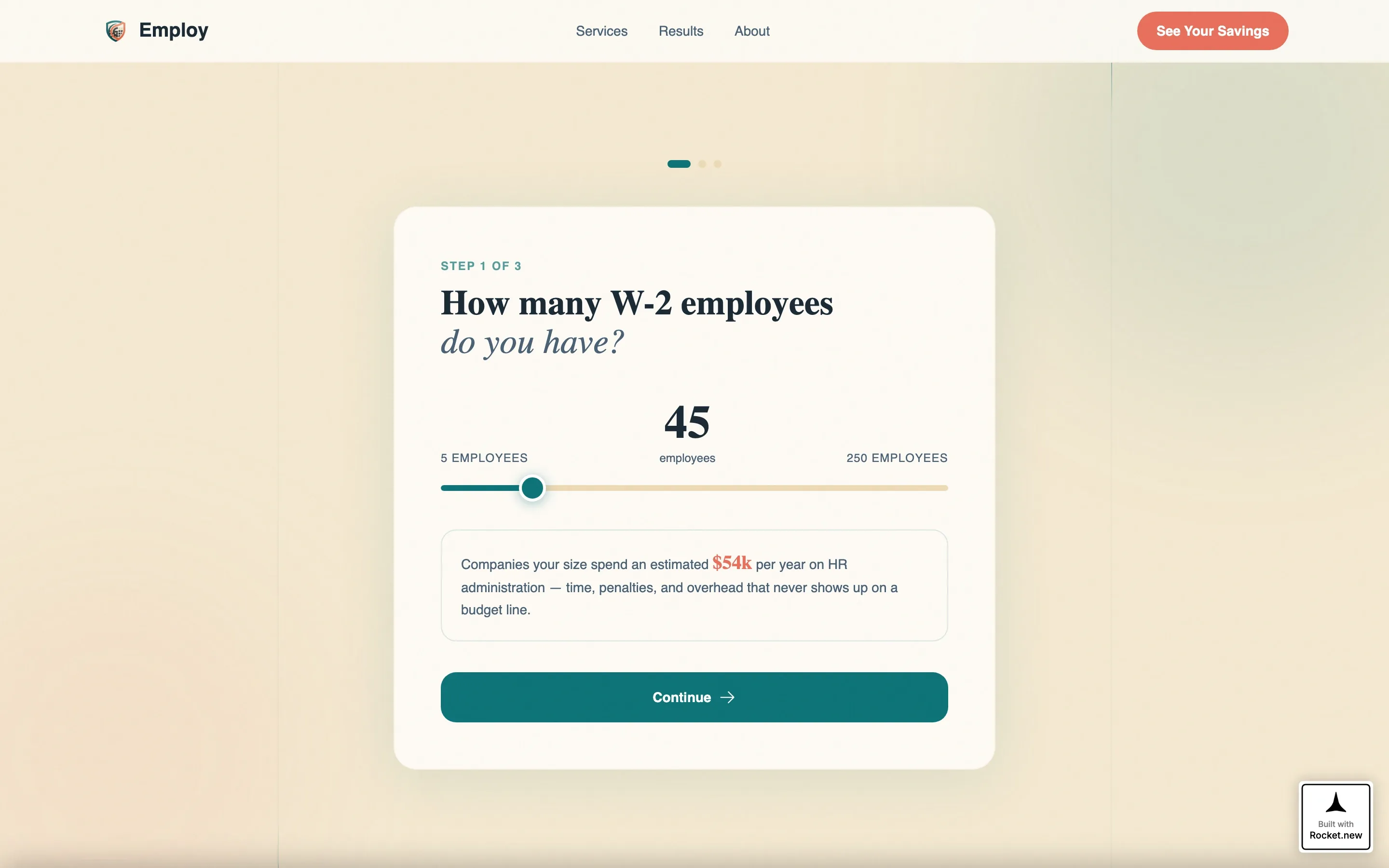Trusted PEO | Free Website Template | Rocket