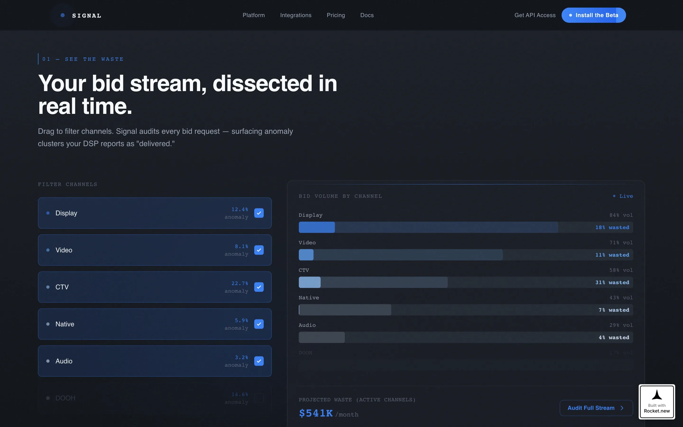 Adtech Landing Page Template for Programmatic Buyers
