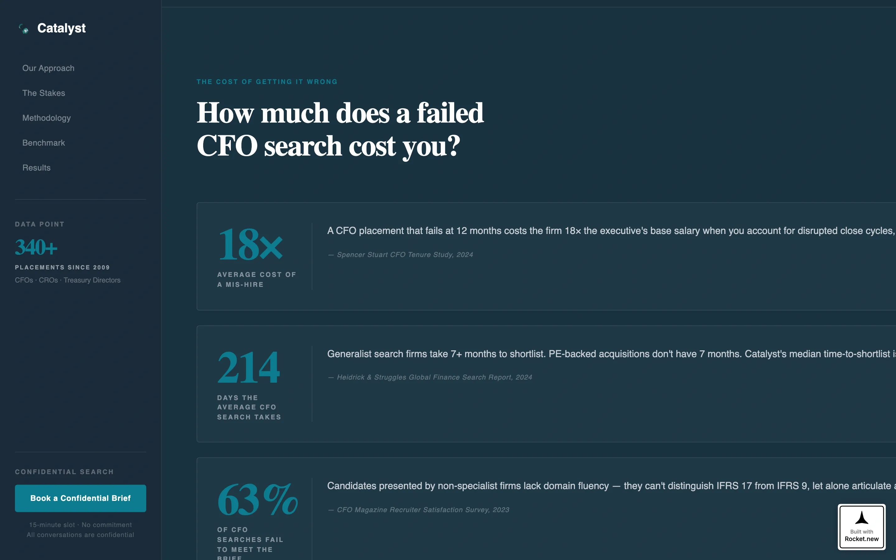 Financial Services | Free Website Template | Rocket