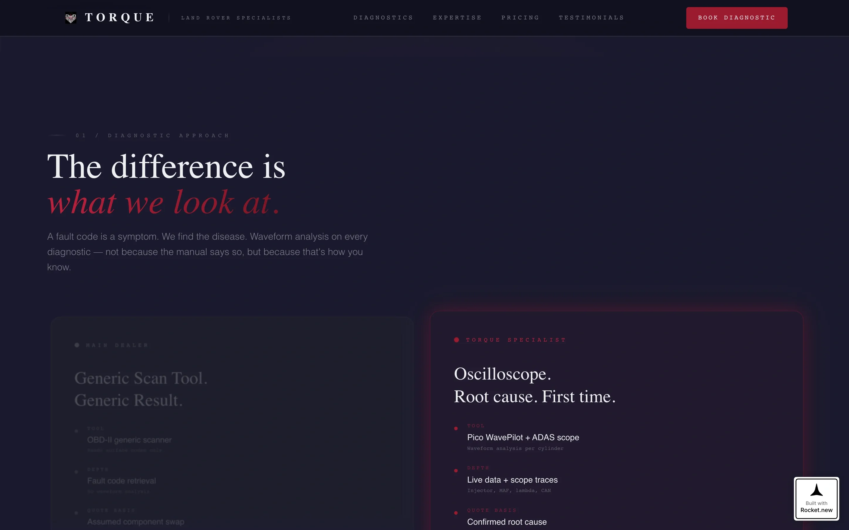 Landrover | Free Website Template | Rocket