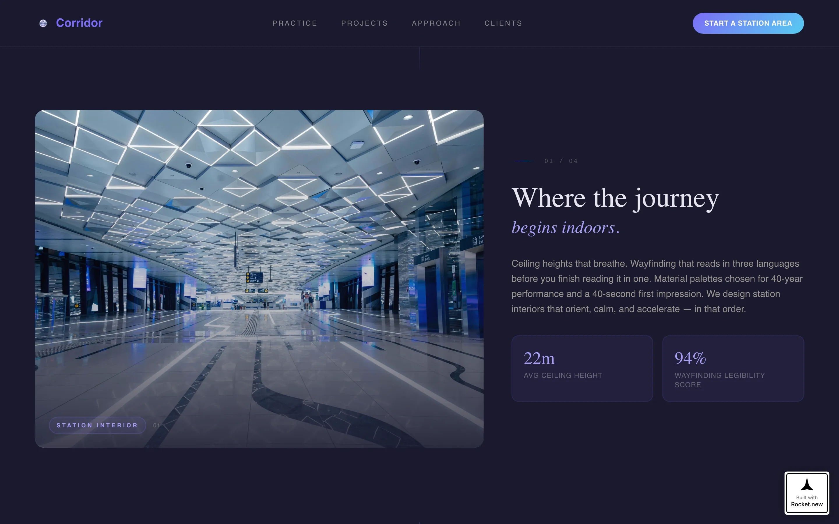 Transit-Oriented Design Practice Landing Page Template