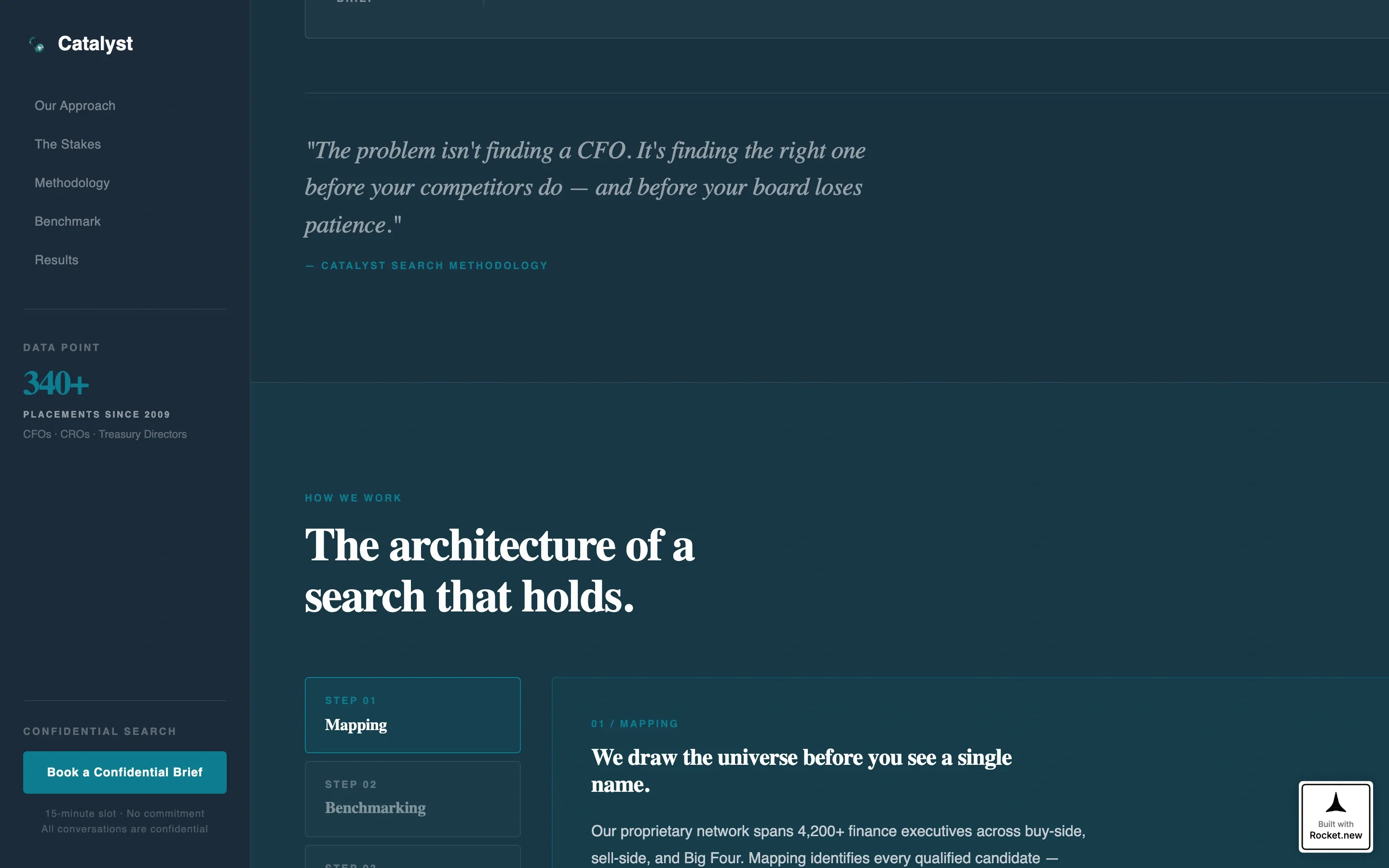 Financial Services | Free Website Template | Rocket