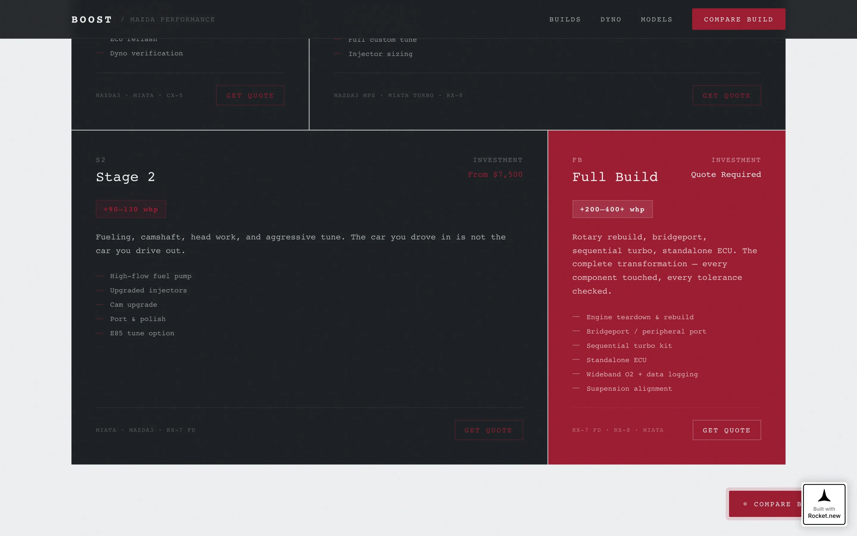 Mazda | Free Website Template | Rocket
