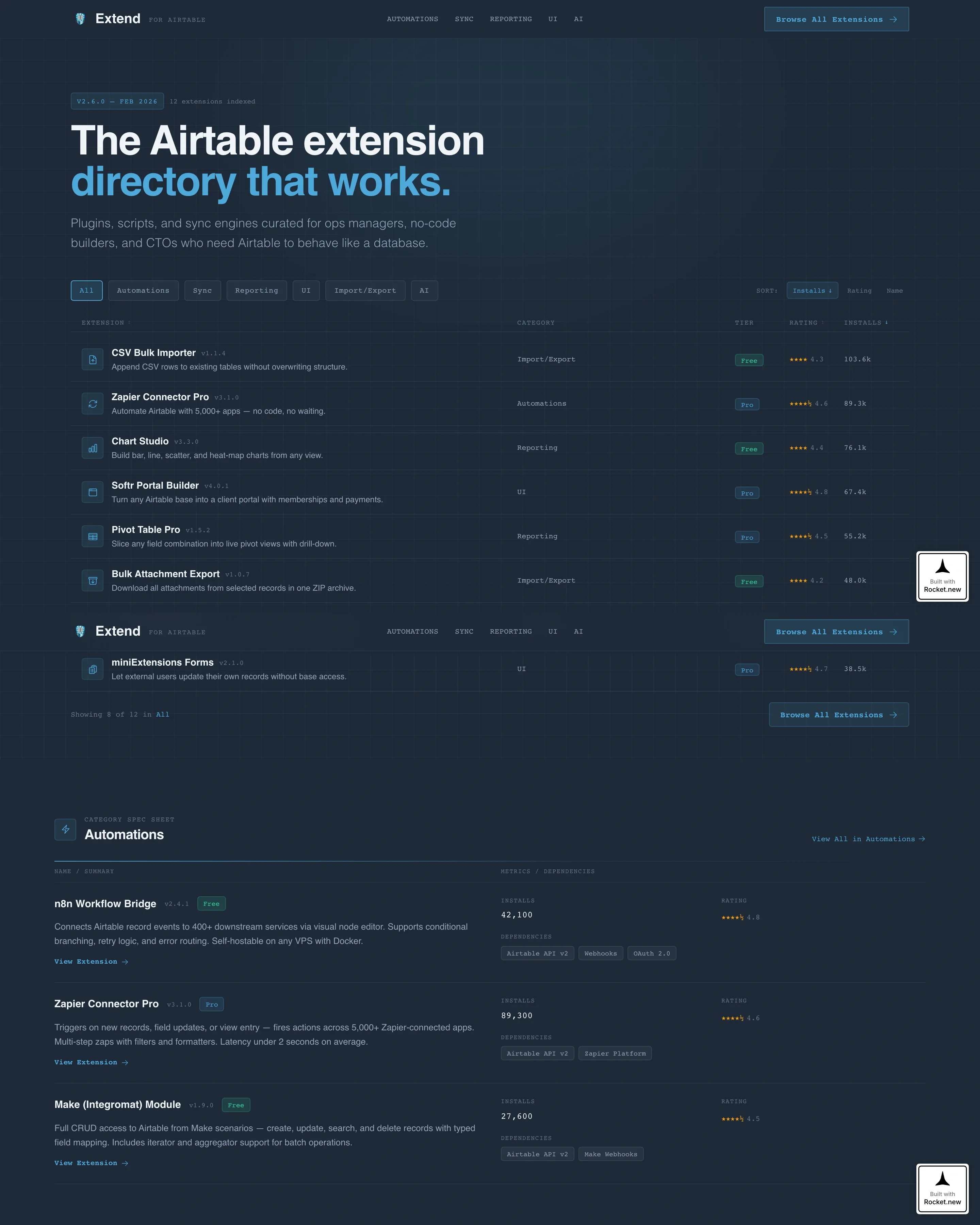 No-Code Platform Documentation Advanced Reviews Website Template