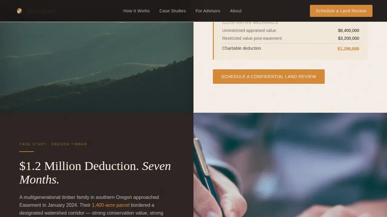 Land & Agricultural Real Estate Booking Website Template
