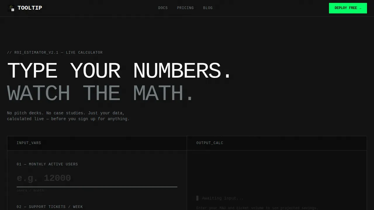 Minimal Accessible Widget Guide Landing Page Template