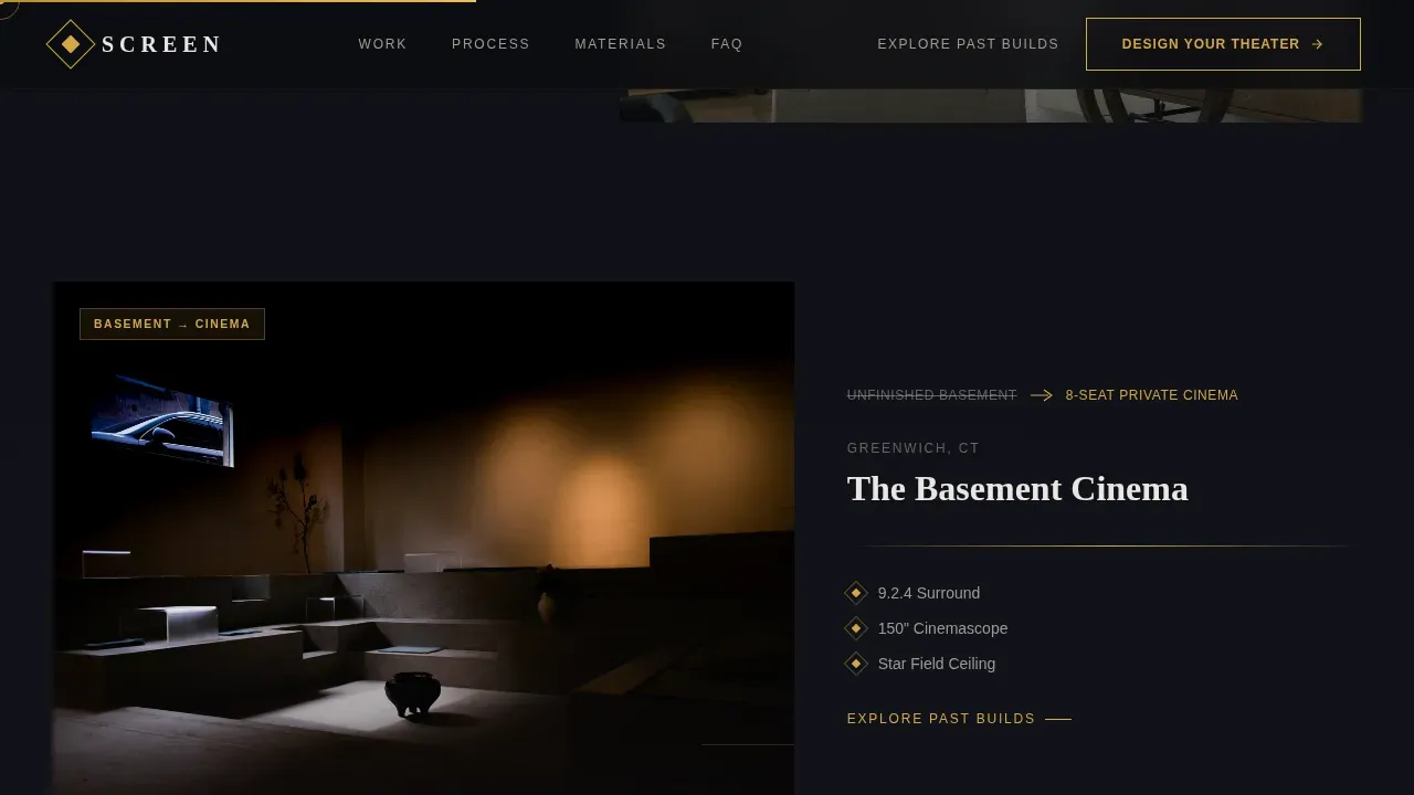 Acoustic & Specialty Design Appointment Booking Website Template