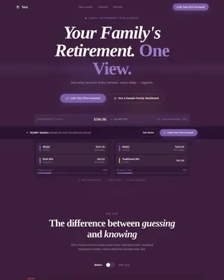 Joint & Family Finance Comparison Website Template