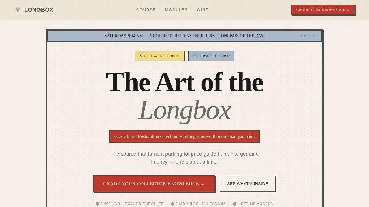 Curated Comic Book Collection | Free Website Template | Rocket