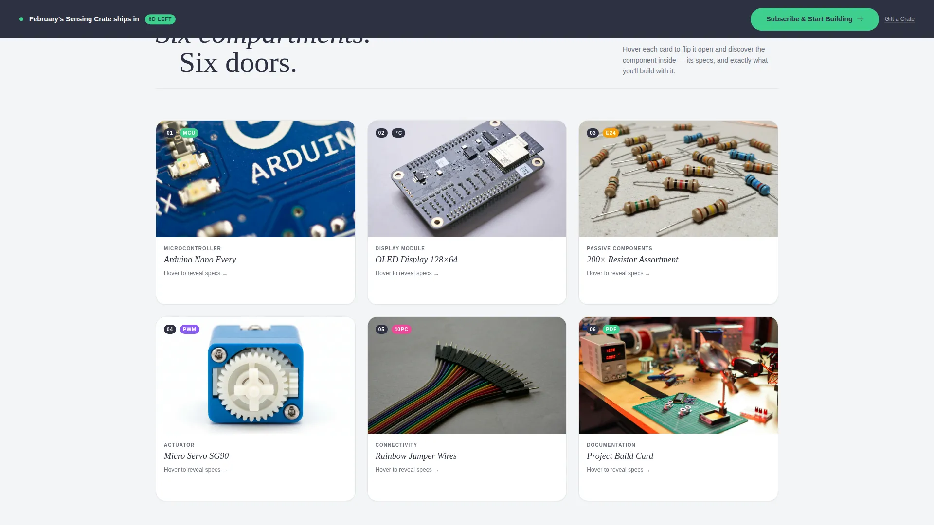 Electronics Subscription Box Landing Page Template