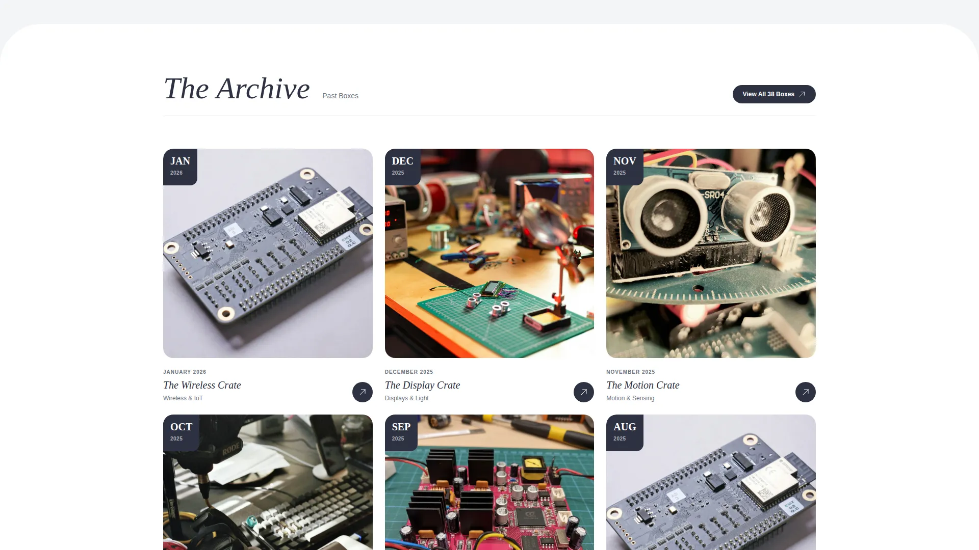 Electronics Subscription Box Landing Page Template