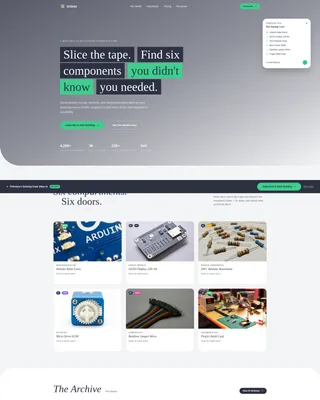 Electronics Subscription Box Landing Page Template