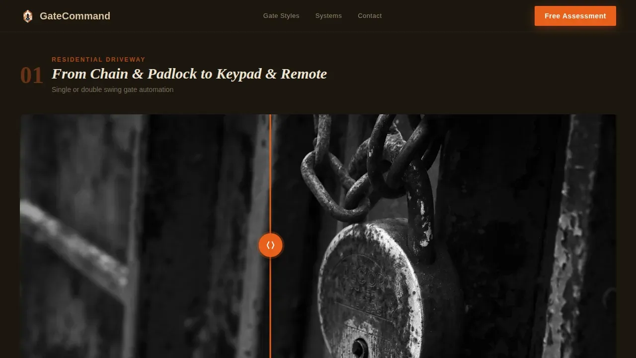 Effortless Gate Installation Landing Page Template