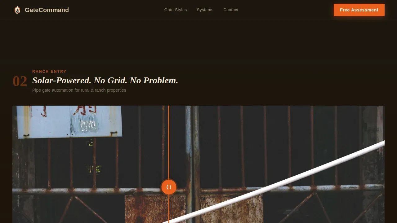 Effortless Gate Installation Landing Page Template