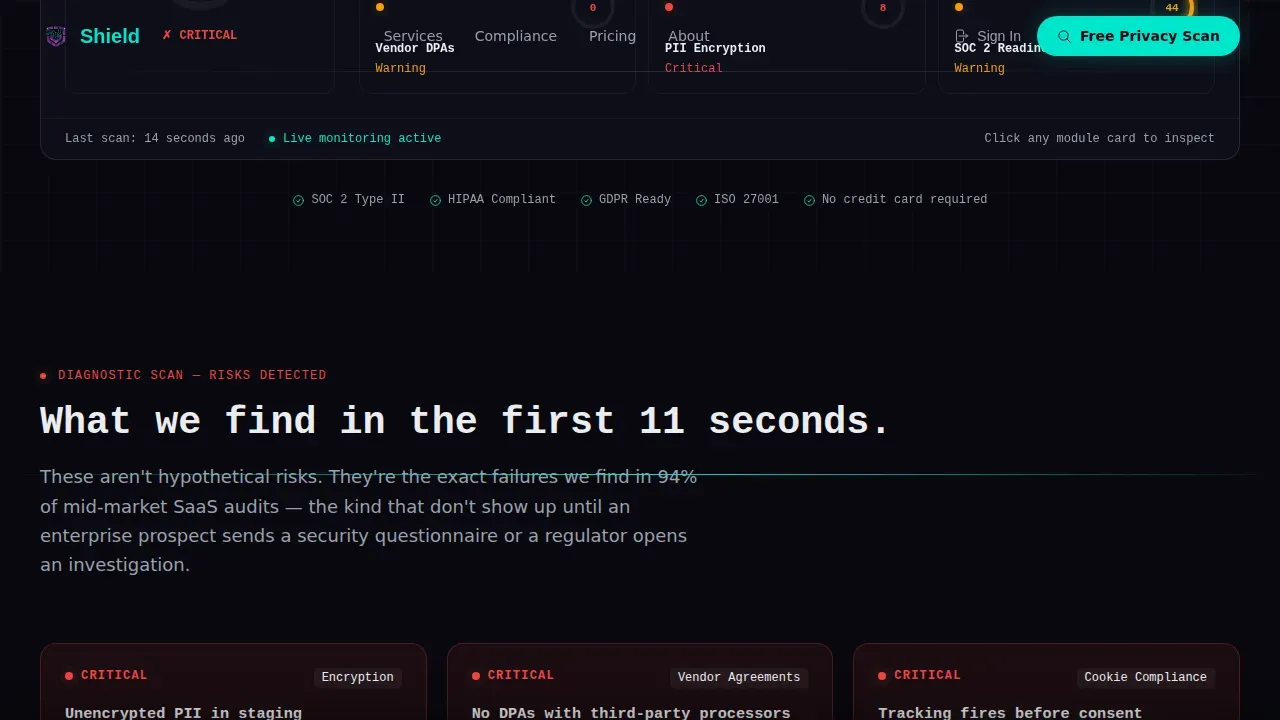 IT Services Company Privacy Policy Website Template