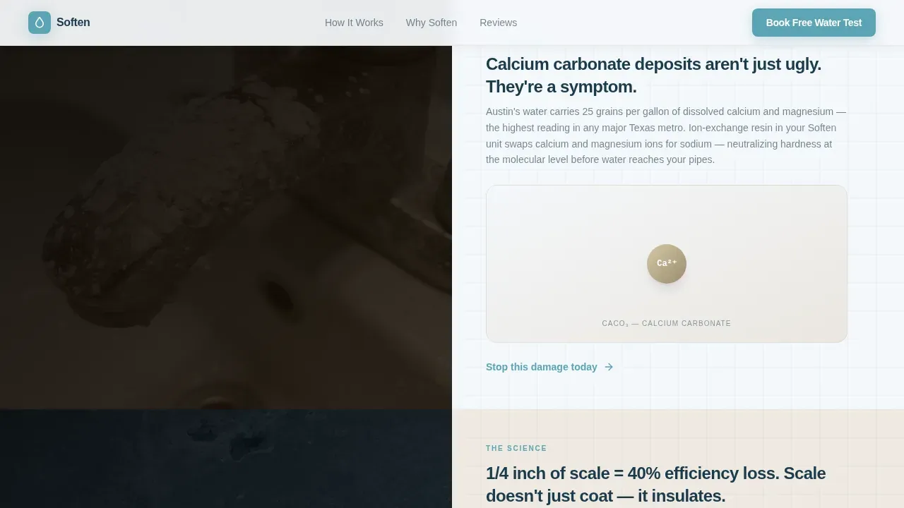 Reliable Water Treatment | Free Website Template | Rocket