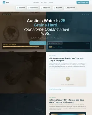 Reliable Water Treatment | Free Website Template | Rocket