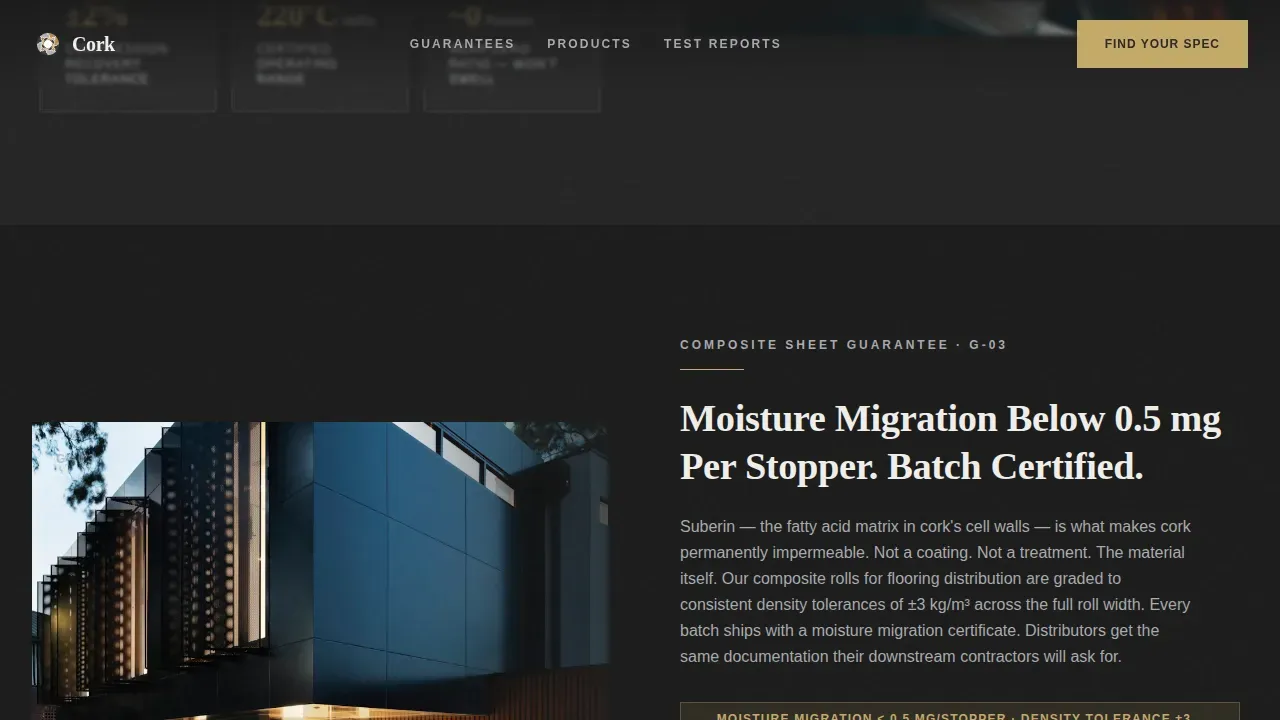 Industrial Manufacturer Landing Page Template | Guarantee-Led