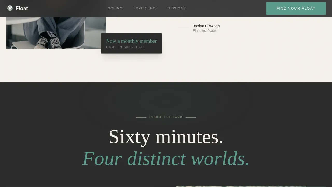 Wellness Modalities Booking Website Template