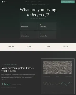 Wellness Modalities Booking Website Template