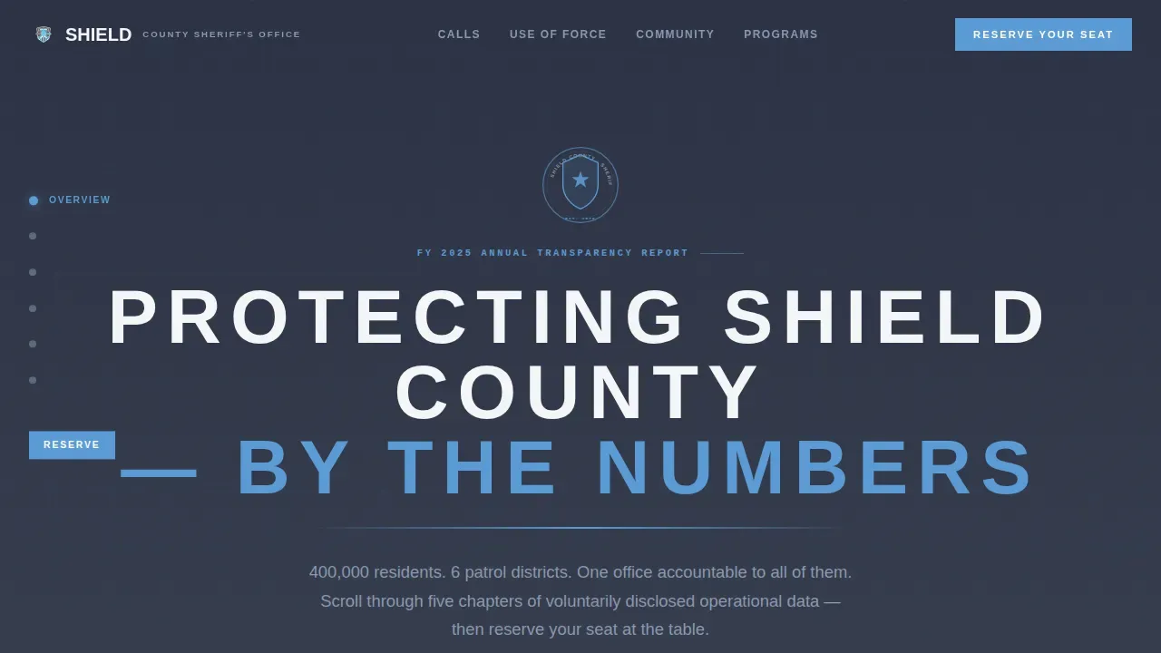 Police & Emergency Booking Website Template