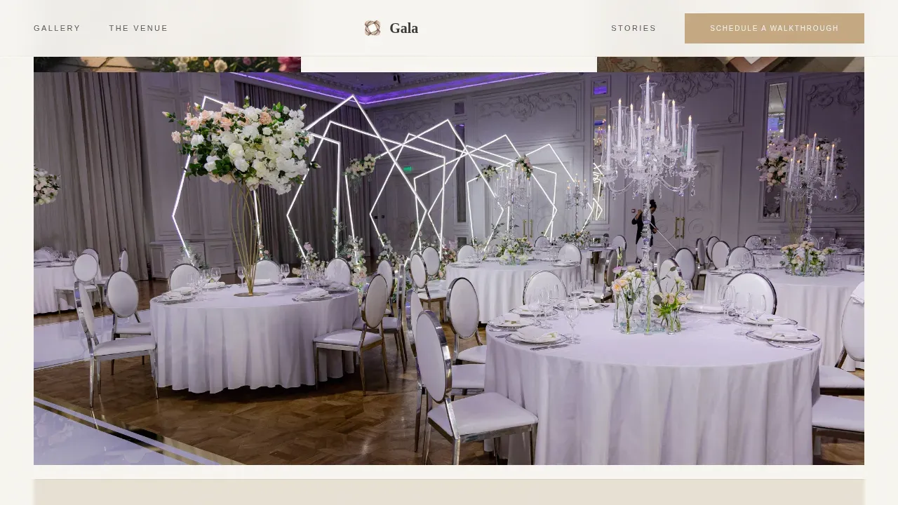 Charity Gala Event Booking Website Template