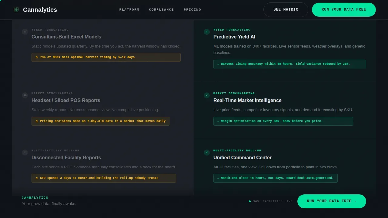 AI for Cannabis Professional Website Template