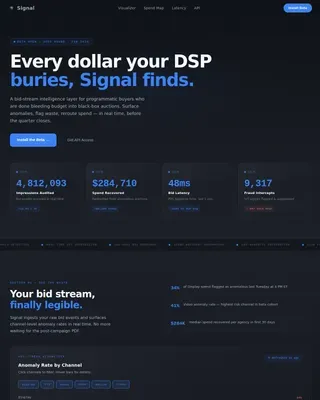 AdTech Startup Professional Website Template