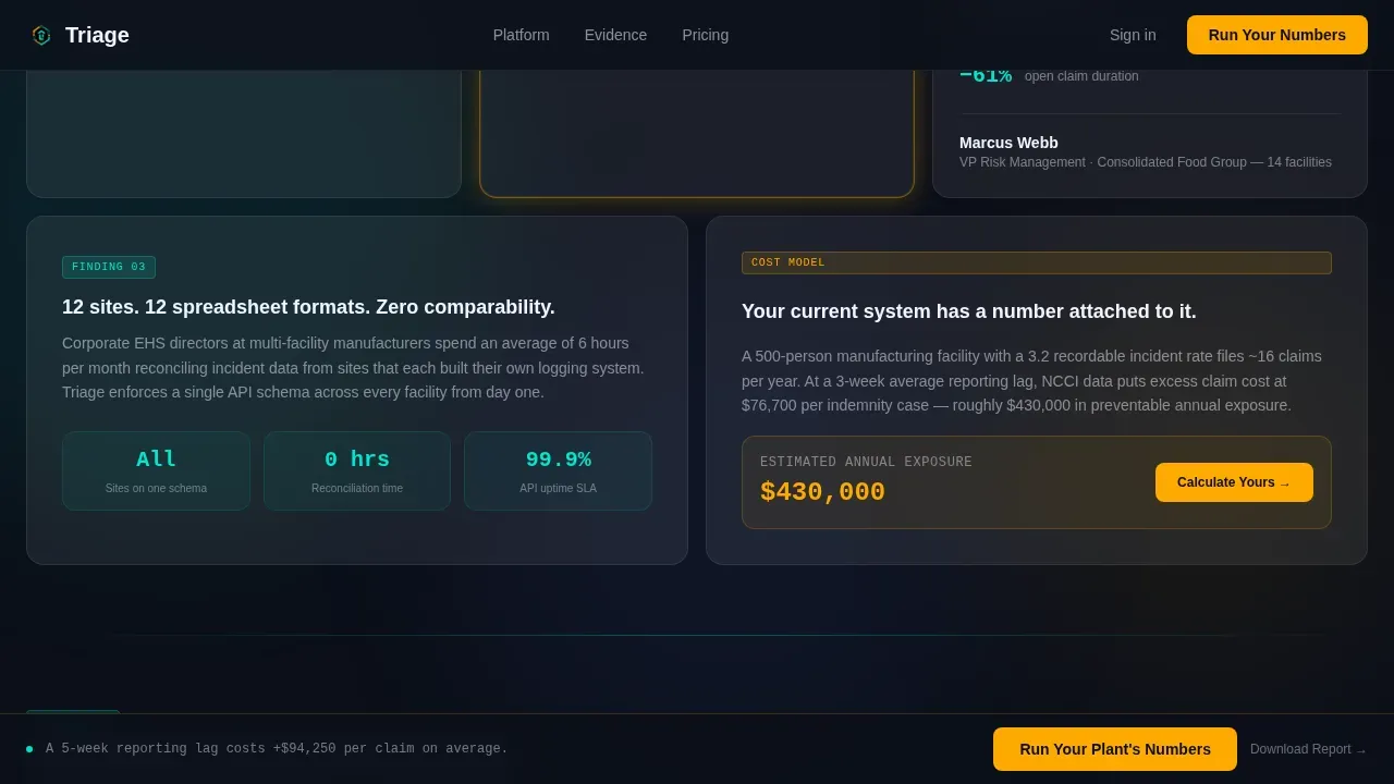 Manufacturing Software Professional Website Template