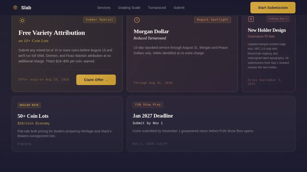 Coin & Numismatics Reviews Website Template