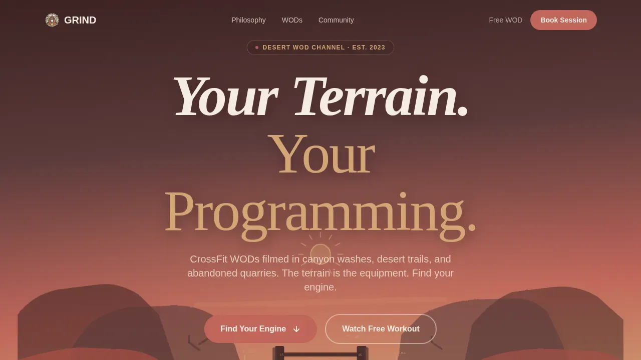 Dynamic Functional Fitness Landing Page Template