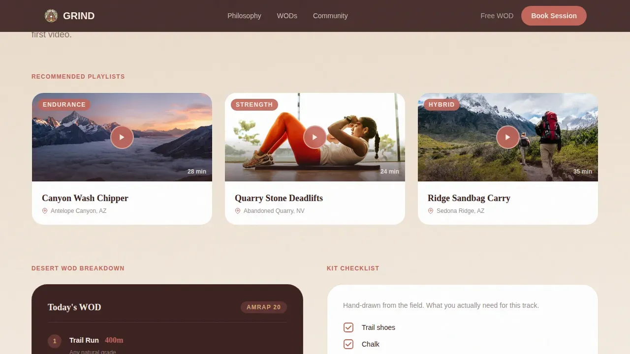 Dynamic Functional Fitness Landing Page Template