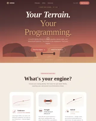 Dynamic Functional Fitness Landing Page Template
