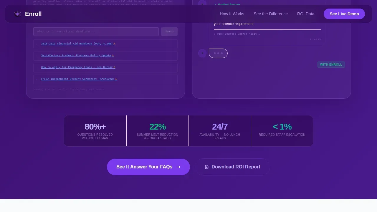 AI for Higher Education Directory Website Template