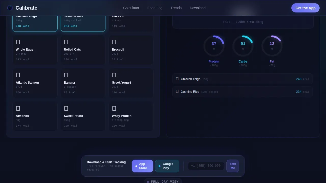 Consumer App & Platform Cost Calculator Website Template