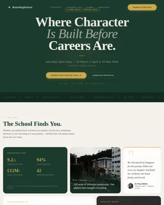Complete School (K-12) Professional Website Template