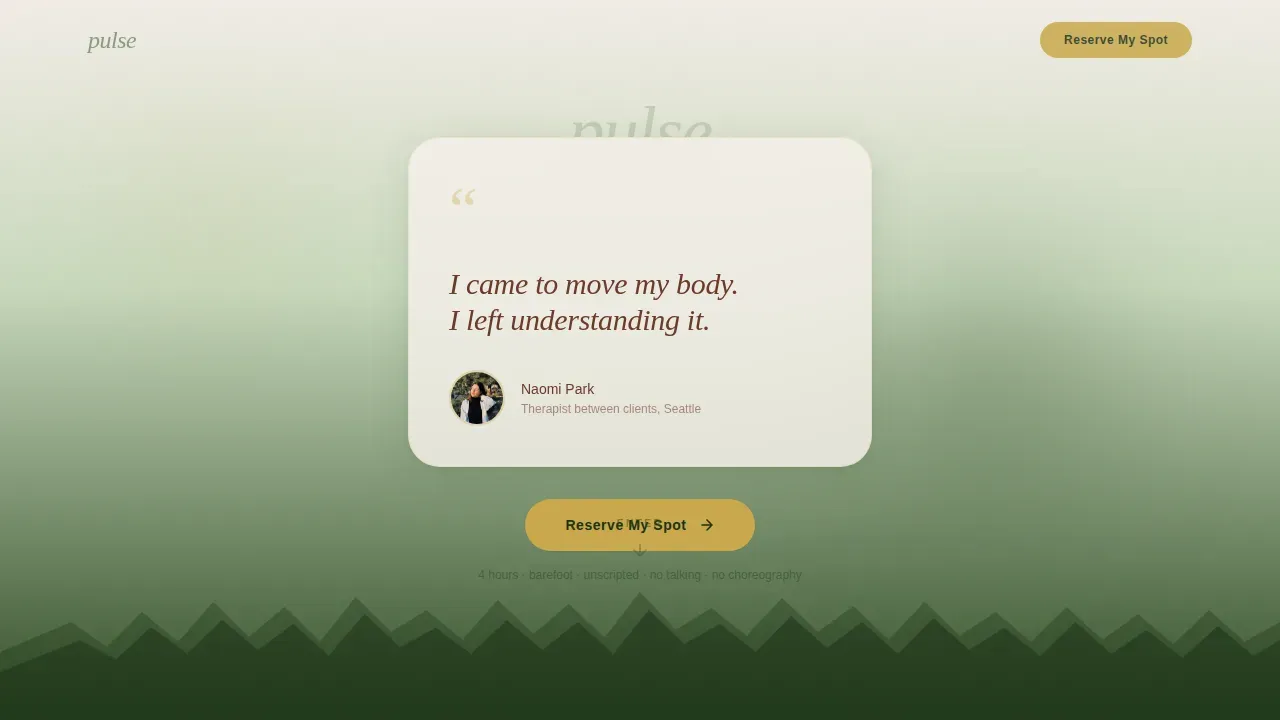 Wellness Modalities Reviews Website Template