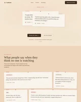 Crypto Traders Community Reviews Website Template