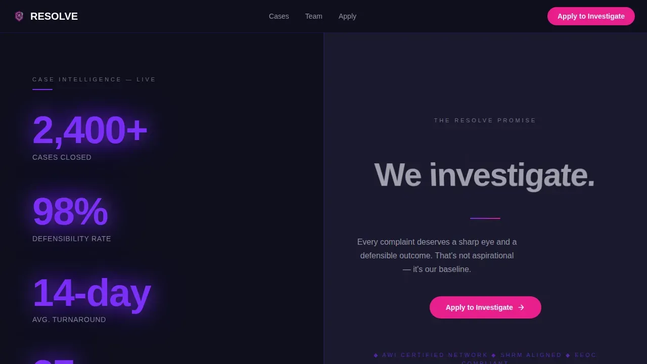 Precision Workplace Staffing | Free Website Template | Rocket