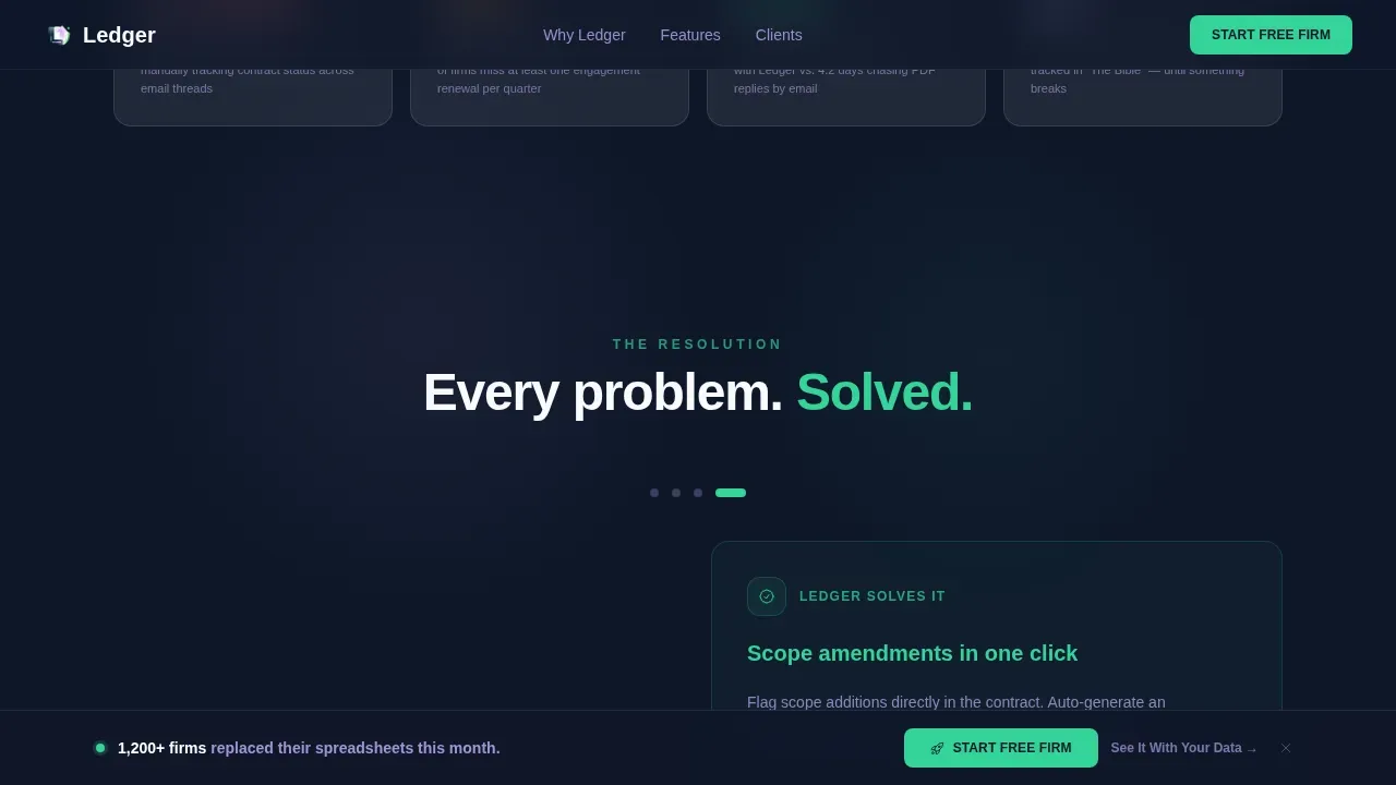 Accounting Firm Software Professional Website Template