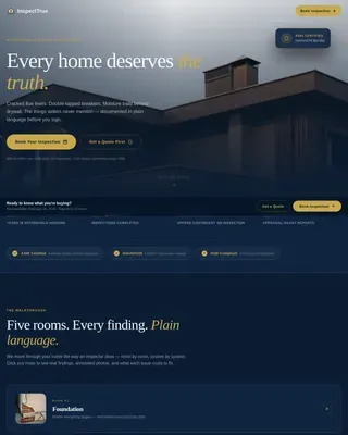 Expert Housing Inspector Landing Page Template