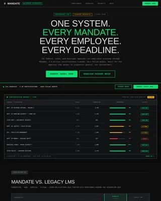 Specialist Government Software Privacy Policy & Terms Website Template
