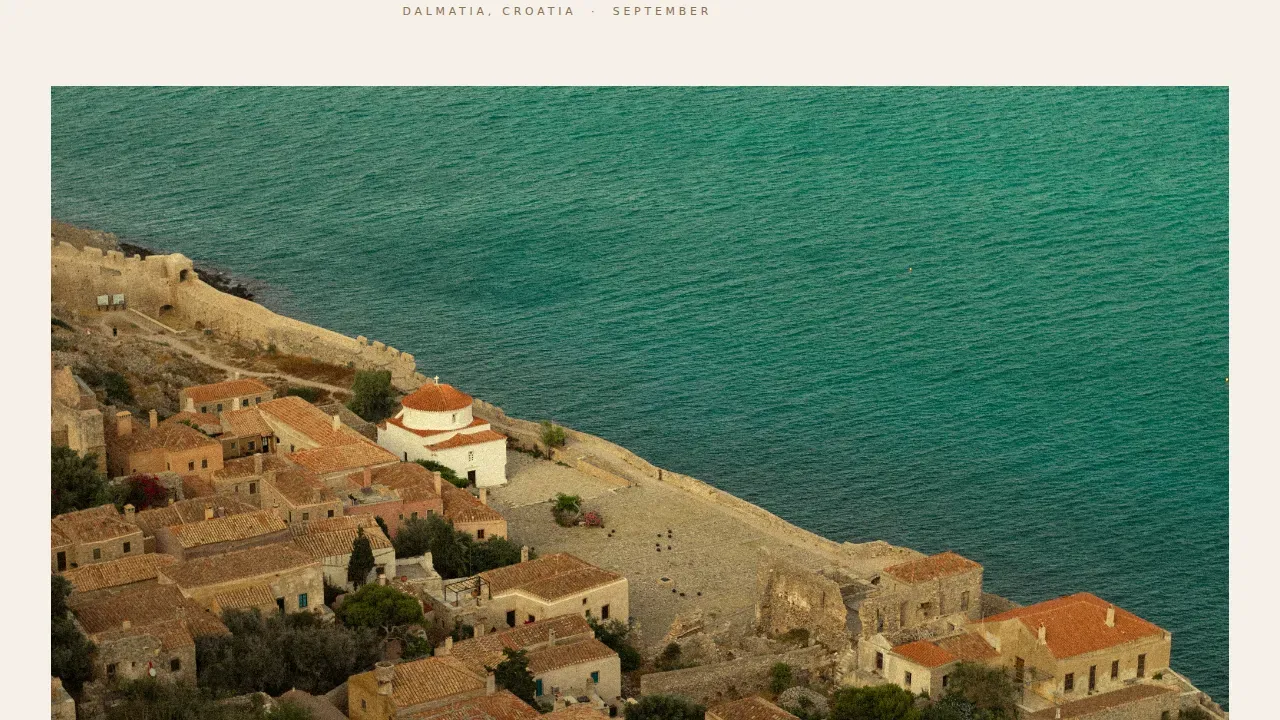 Premium Travel Journal Landing Page Template