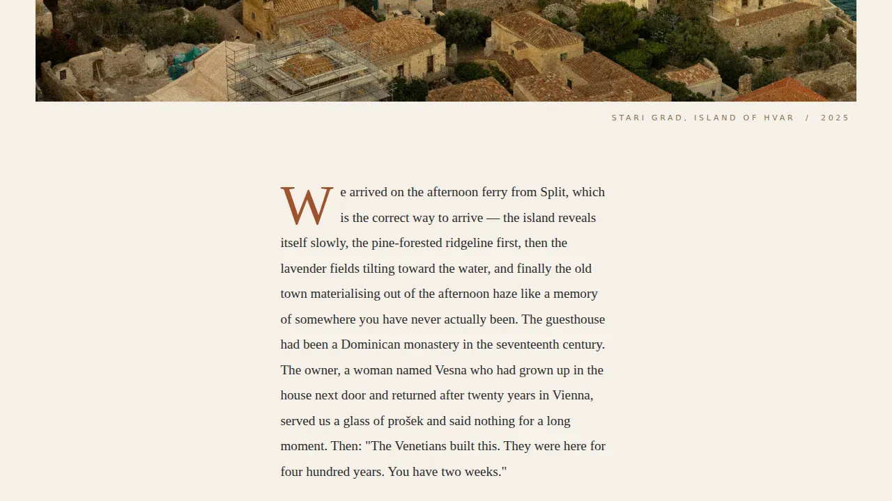 Premium Travel Journal Landing Page Template