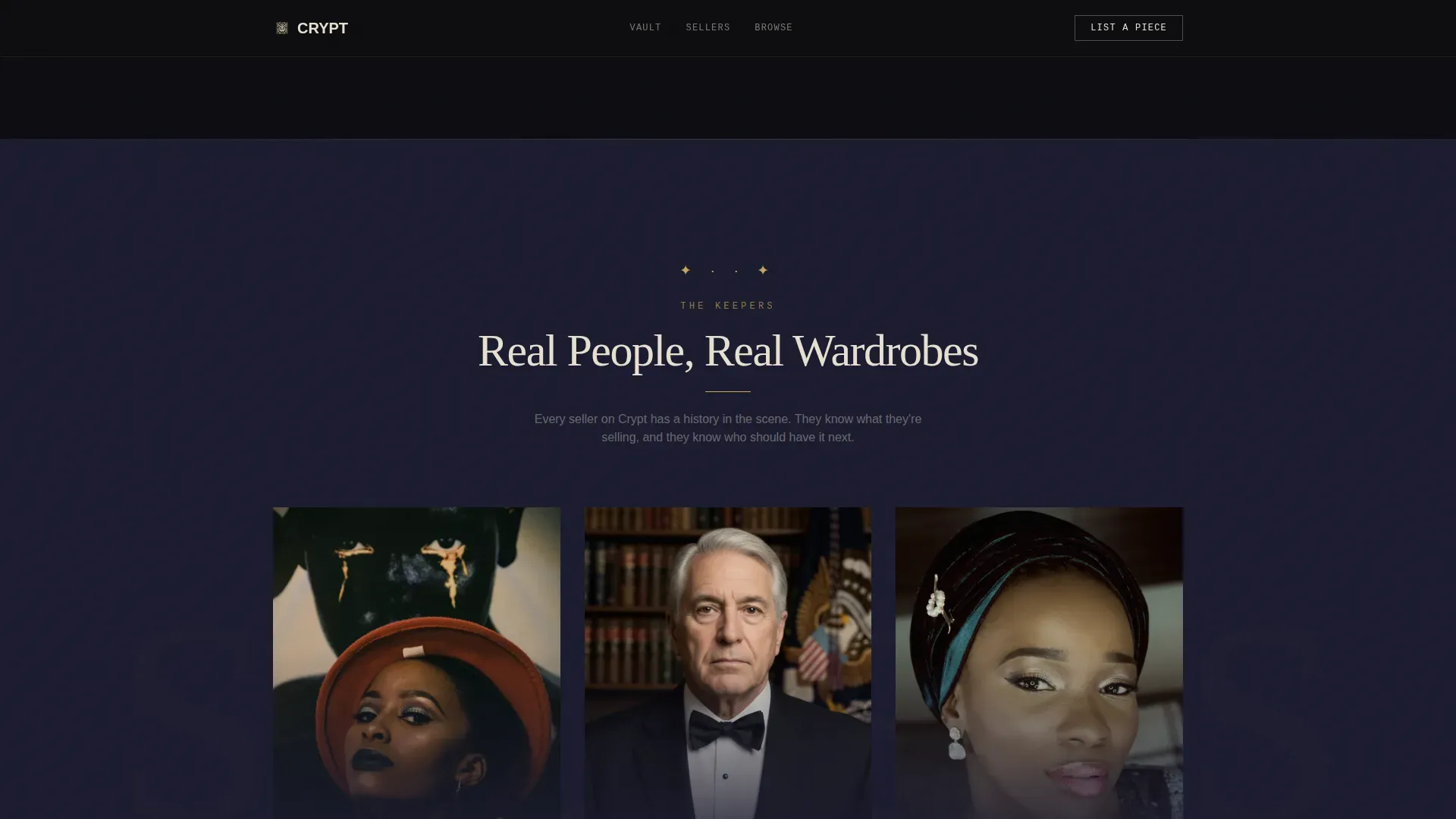 Gothic Fashion Professional Website Template