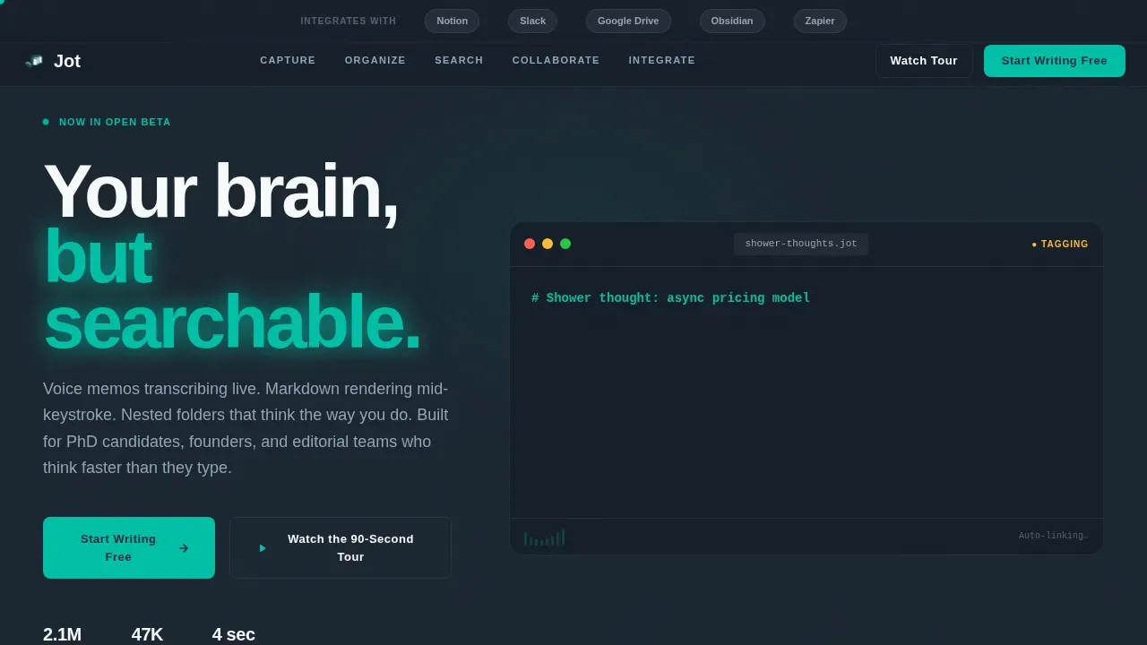 Micro-SaaS & Developer Tools Professional Website Template