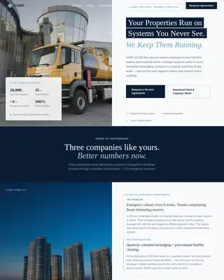Premium Septic Solutions | Free Website Template | Rocket